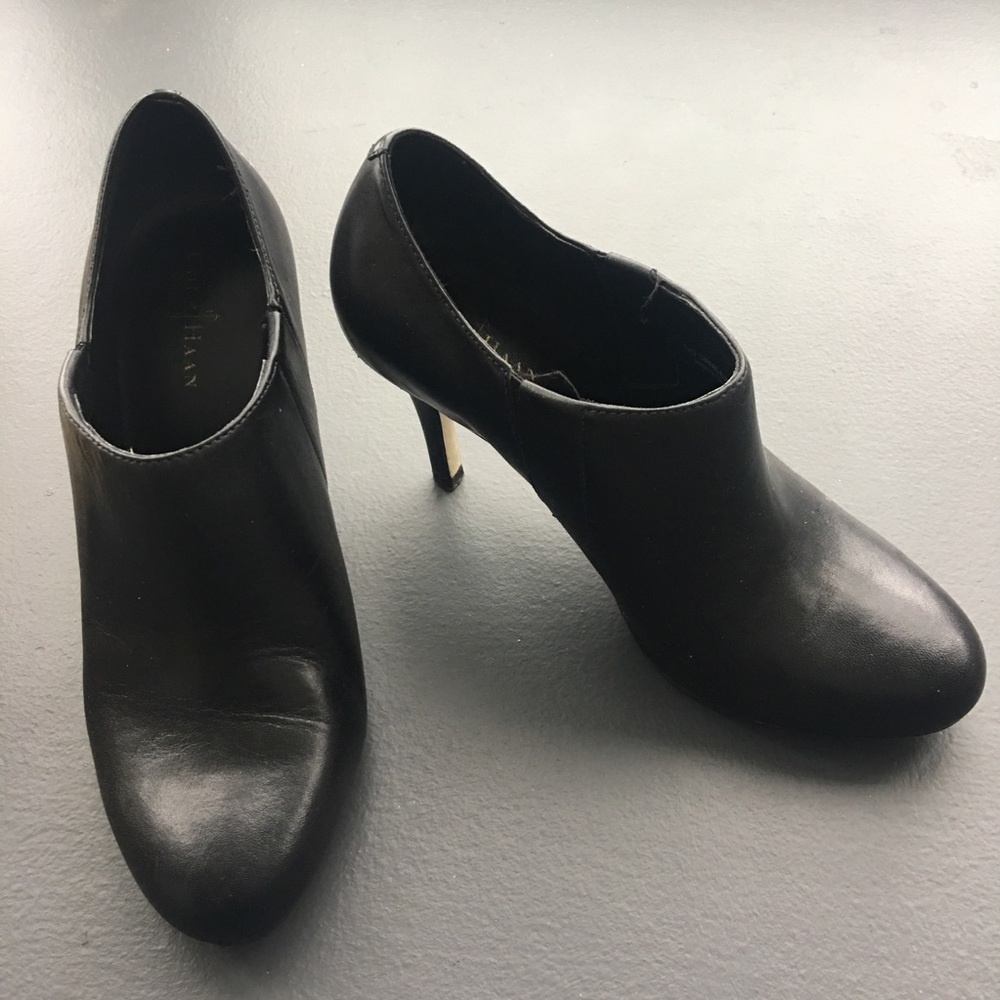 Cole Haan Cheyanne Black Booties